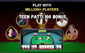 teen patti 100 bonus